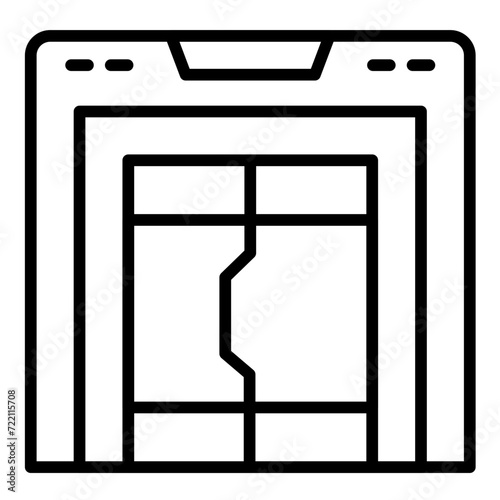 Space Door Icon
