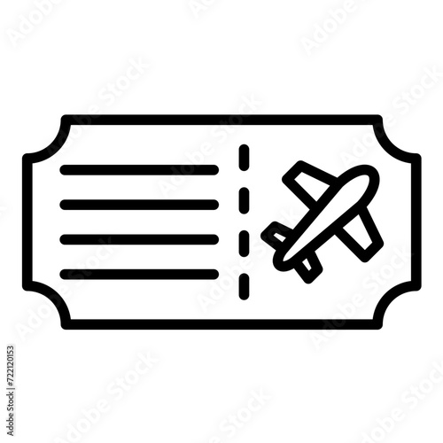 Airline Ticket Icon