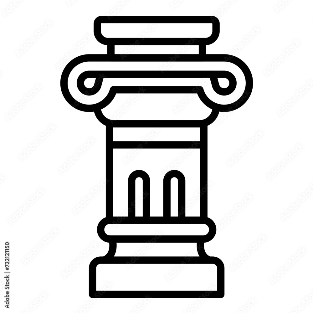 Roman Column Icon Roman Column Icon