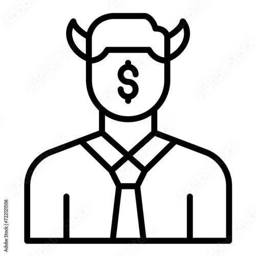 Corrupt Politician Icon