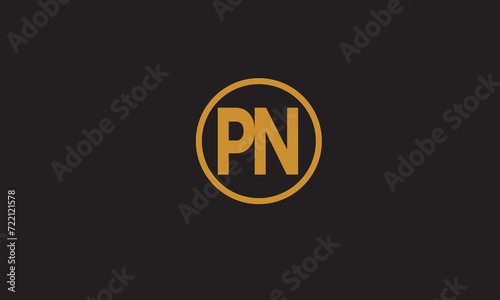 PN, NP , P , N , Abstract Letters Logo Monogram	