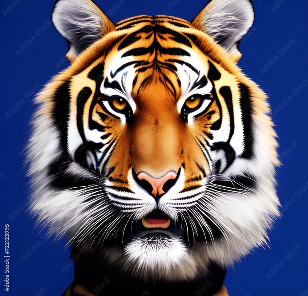portrait of a tiger. generative ai