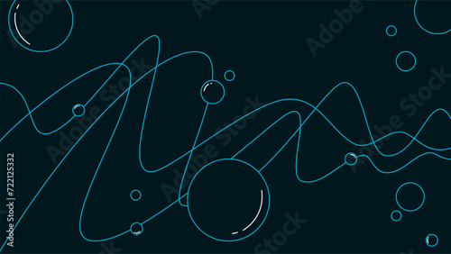 water bubble background. water wave background. abstract wave with bubbles background. 