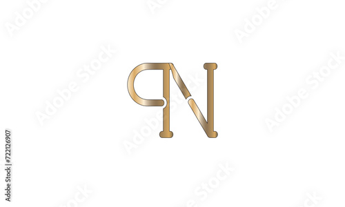  PN, NP , P , N , Abstract Letters Logo Monogram