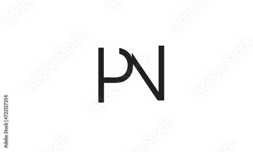  PN, NP , P , N , Abstract Letters Logo Monogram