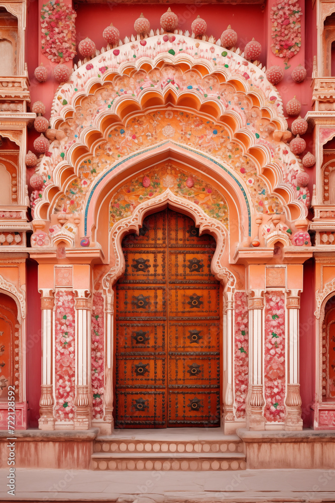 Obraz premium Ornamental door in India
