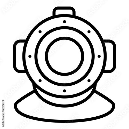 Diving Helmet Icon