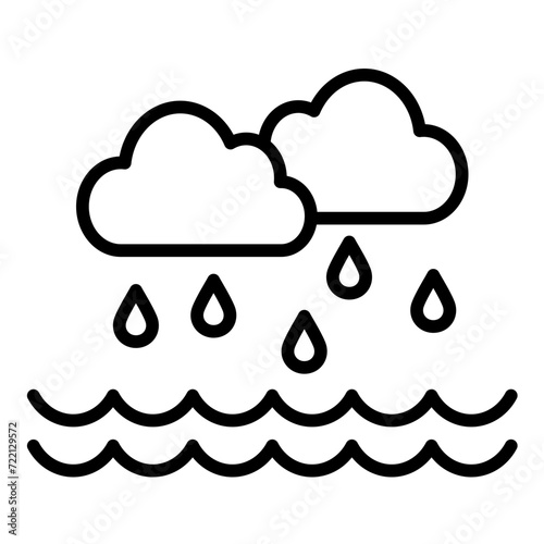 Ocean Rain Icon