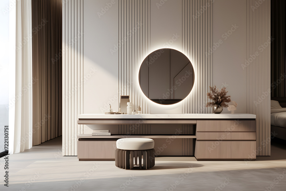 Fototapeta premium master bedroom with vanity