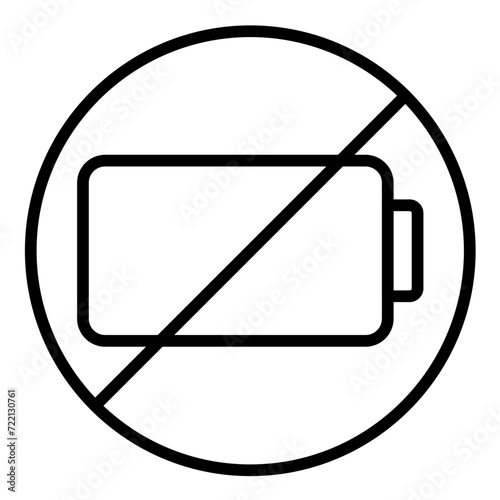 No Battery Icon