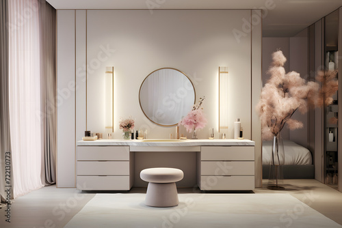  master bedroom with vanity