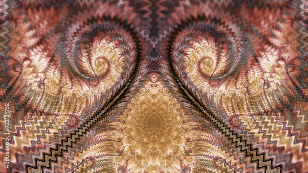 beige brown lacy intricate symmetric pattern