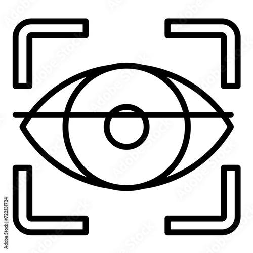 Eye Recognition Icon