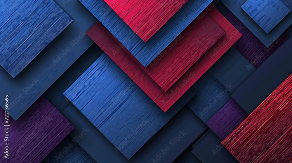 Blue, maroon, & indigo abstract shape background vector presentation ...