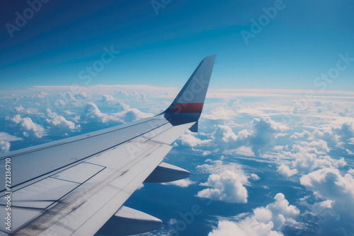 Aerial Elegance: Side View of Soaring Plane