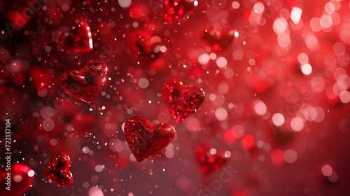Hearts as background.Valentines day concept. 