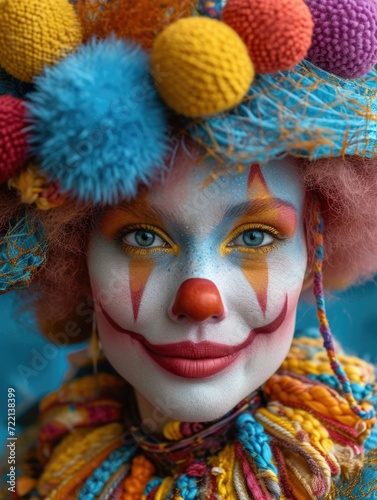 clown in a costume