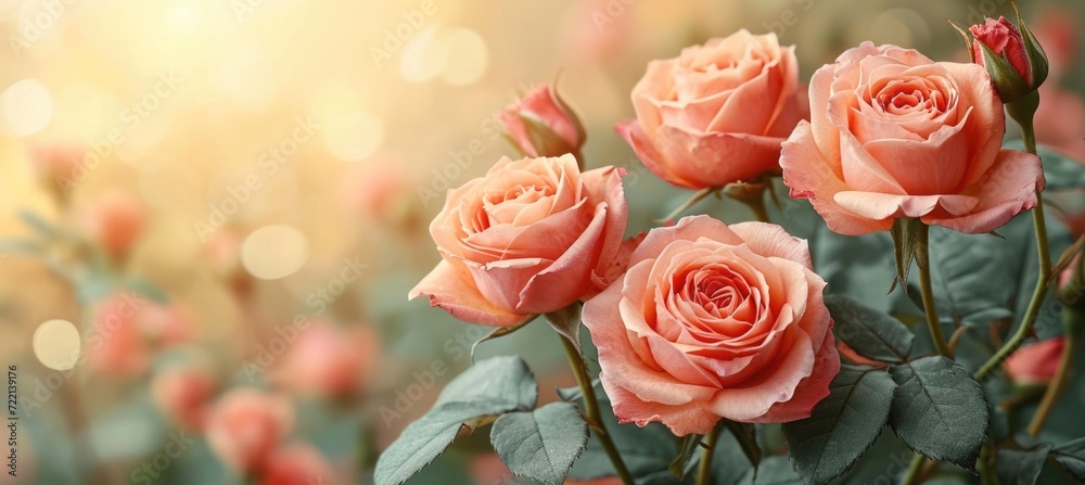 pink roses with a blank card prefs photo pink roses with a blank card prefs photo