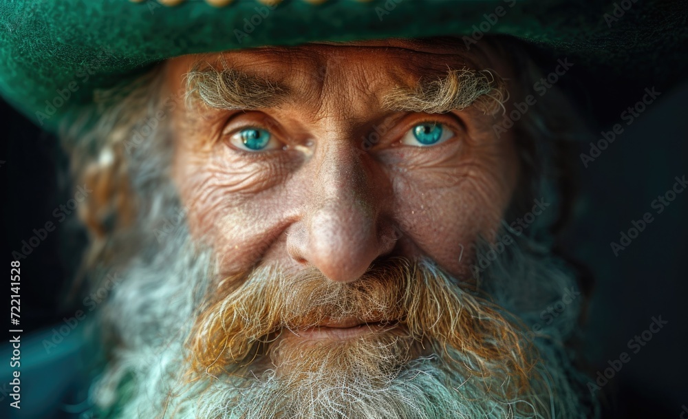 portrait of a leprechaun. St.Patrick 's Day. portrait of a leprechaun. St.Patrick 's Day.