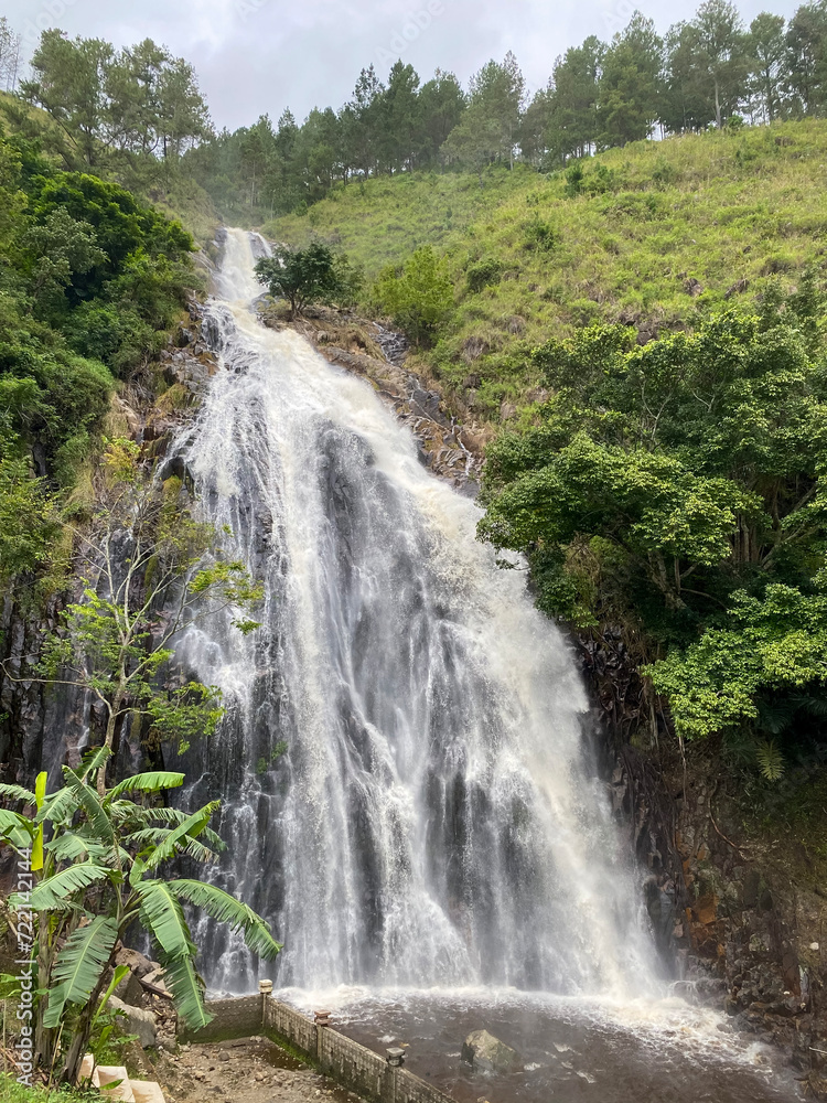 Ephrata waterfall of Lake Toba
