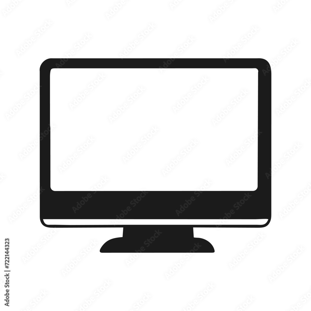 computer vector icon computer vector icon