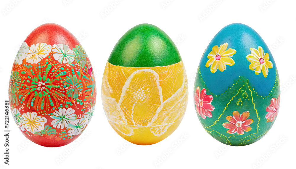 Easter eggs - isolated Easter eggs - isolated