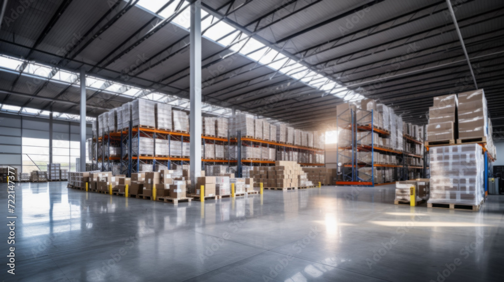 It is a warehouse of a large-scale shopping center