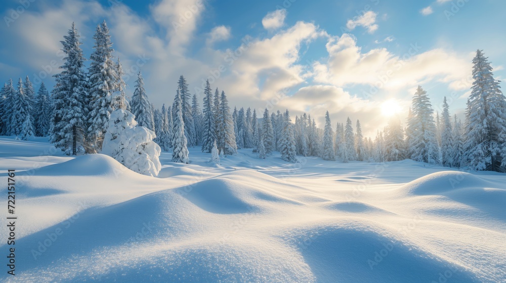 custom made wallpaper toronto digitalwinter landscape with snow