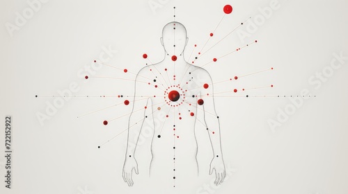 A Minimalist Representation of the Human Body’s Acupuncture Points: An Artistic and Educational Illustration for Health and Wellness