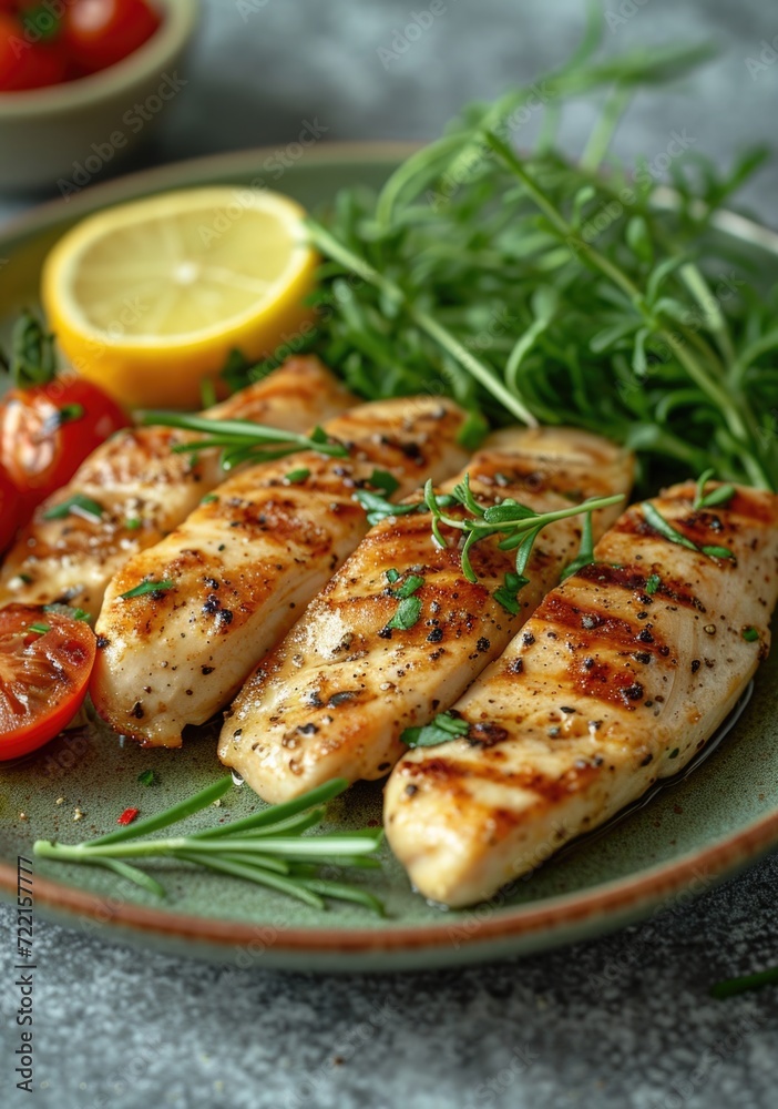 grilled chicken with vegetables grilled chicken with vegetables