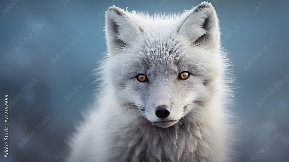 A Arctic Fox portrait, wildlife photography A Arctic Fox portrait, wildlife photography