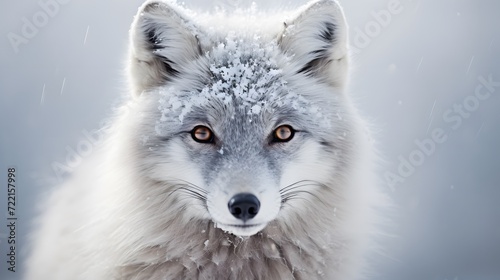 A Arctic Fox portrait  wildlife photography