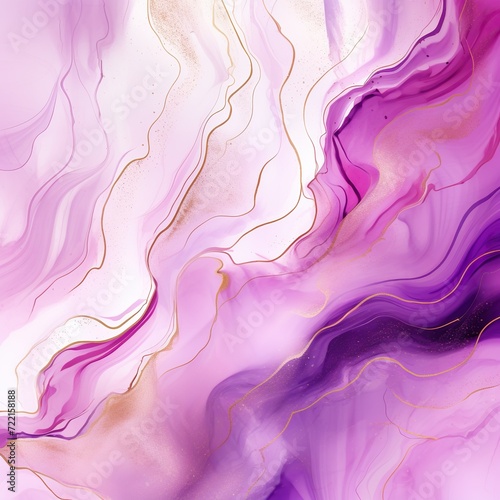 violet liquid marble