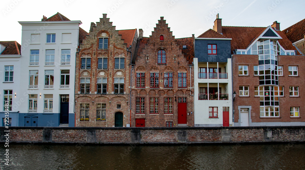 Fototapeta premium Brugge house facade