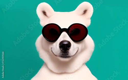 bear with sunglasses. generative ai