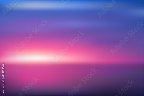 Abstract blur background. Pink and blue mesh gradient. Beautiful sunset. Color power. Pattern for you presentation. Vector design wallpaper