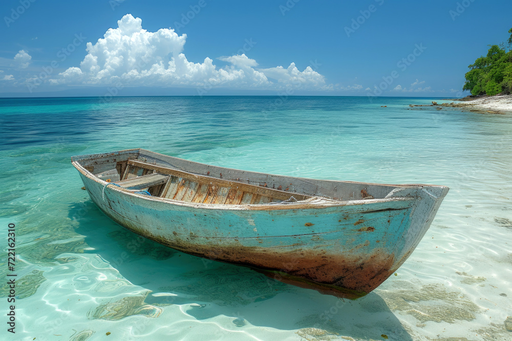 boat on the sea. travel catalogue photography of madagascar, Zanzibar 