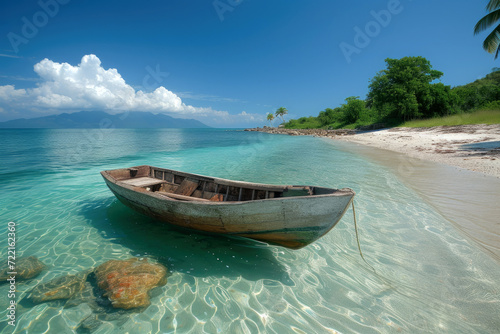 boat on the sea. travel catalogue photography of madagascar  Zanzibar 