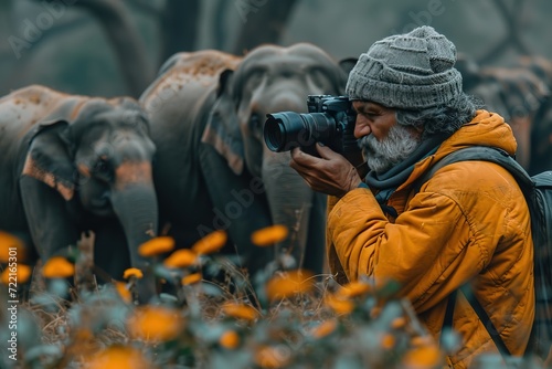 Indian wildlife filmmaker capturing breathtaking footage of animals in their natural habitat