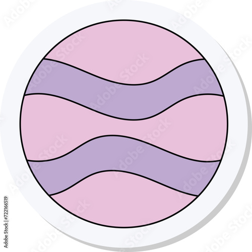 Jupiter planet sticker