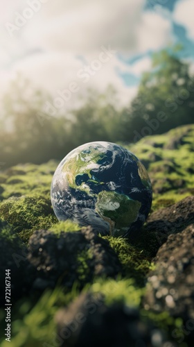 green planet, world environment, earth day globe, eco-friendly environment, protect nature, save earth, concept of the environment, world earth day.