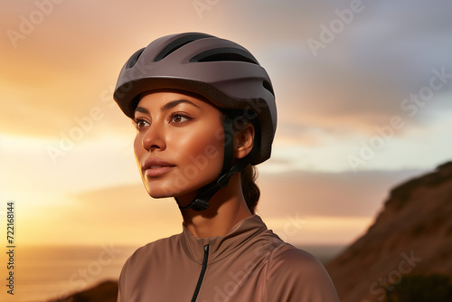 person with bicycle helmet © lucas
