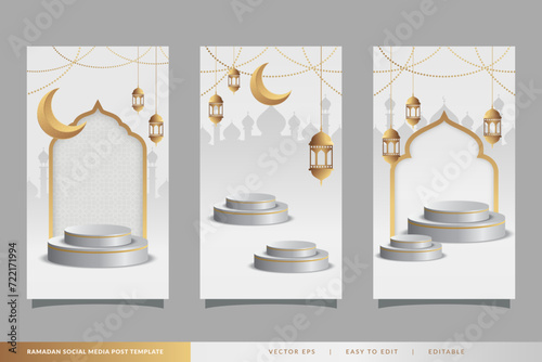 Islamic Ramadan Sale Social Media Stories Template