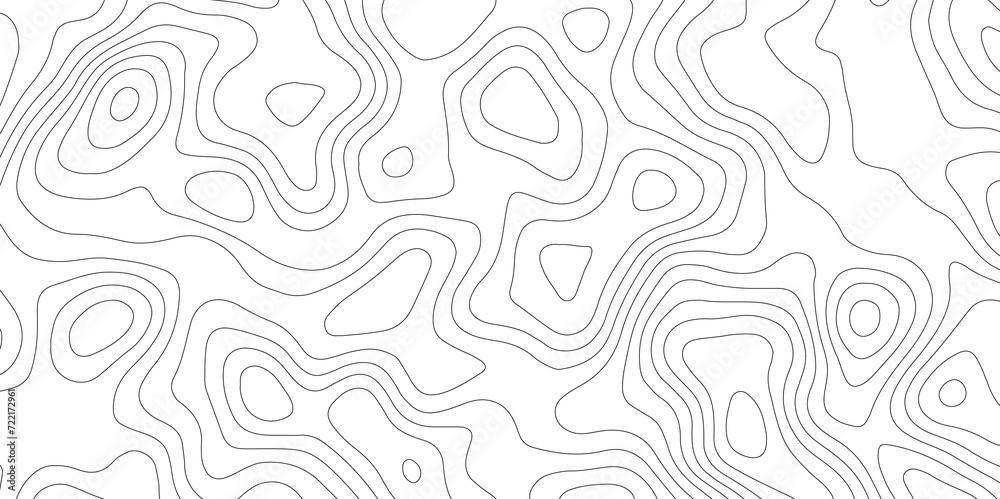 Topographic map background geographic line map with elevation assignments. Modern design with White background with topographic wavy pattern design.paper texture Imitation of a geographical map shades