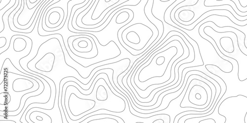 Topographic map background geographic line map with elevation assignments. Modern design with White background with topographic wavy pattern design.paper texture Imitation of a geographical map shades