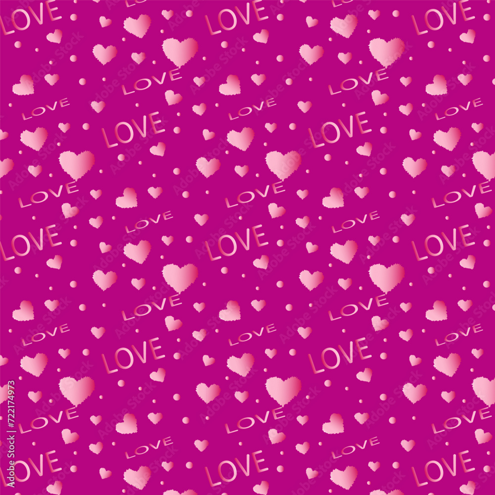 Festive background for Valentine's Day for packaging and napkins.