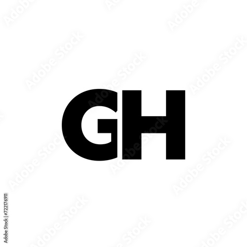 Free Download Letter G and H, GH logo design template. Minimal monogram initial based logotype. - GFXLoad
