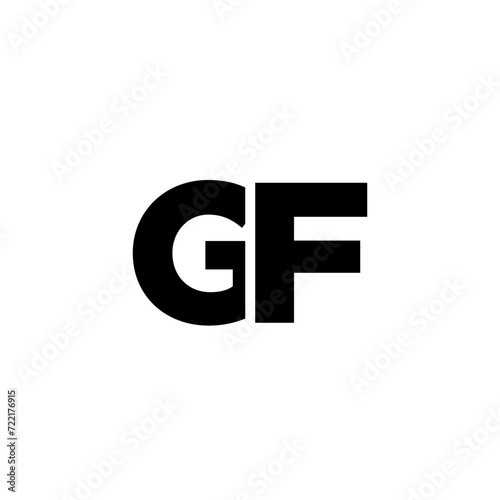 Free Download Letter G and F, GF logo design template. Minimal monogram initial based logotype. - GFXLoad