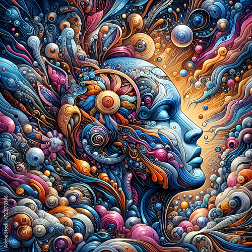 abstract fractal design