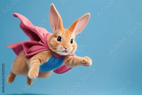flying easter bunny rabbit © azait24